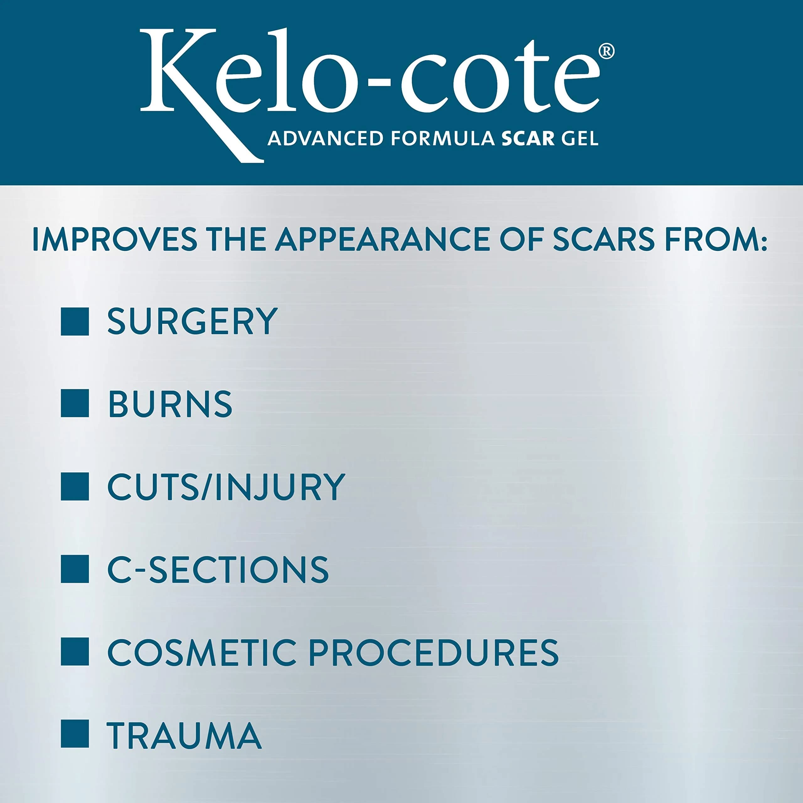 KELO-COTE Advanced Formula Scar Gel 10g (0.35 oz) | Clinically-Tested Silicone Scar Treatment - view 2