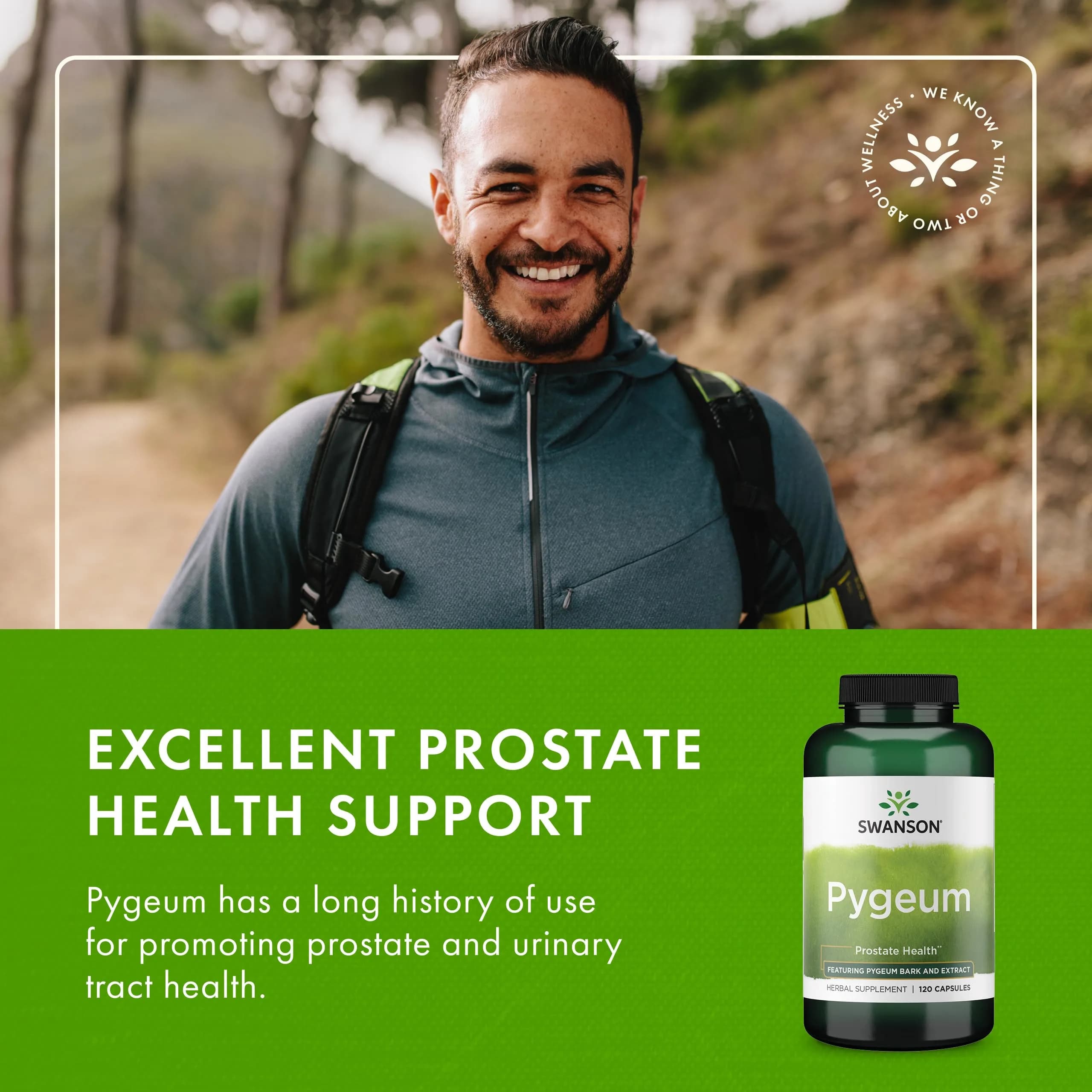 Swanson Pygeum Herbal Supplement for Men 400 mg (480 Capsules Total) | Supports Prostate, Bladder & Urinary Tract Health - view 6