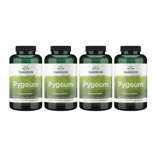 Swanson Pygeum Herbal Supplement for Men 400 mg (480 Capsules Total) | Supports Prostate, Bladder & Urinary Tract Health thumbnail 1