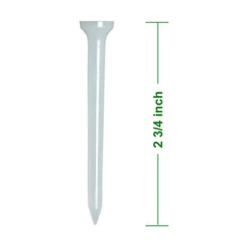 R&L Glow Golf Tees for Night Sports - 2 3/4 inch (7 cm) Pack of 10 | Glows 3 Min After 3 Sec Charge thumbnail 3