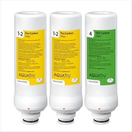 AQUA TRU Water Filter 1 Year Supply | Compatible with Reverse Osmosis Purifiers, 3 Pack thumbnail 1