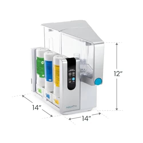 AQUA TRU Water Filter 1 Year Supply | Compatible with Reverse Osmosis Purifiers, 3 Pack thumbnail 8