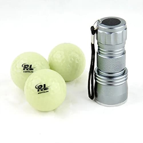 R&L Glow Golf Balls for Night Sports - Tournament Fluorescent 6 Pack | Rechargeable with UV Flashlight thumbnail 5