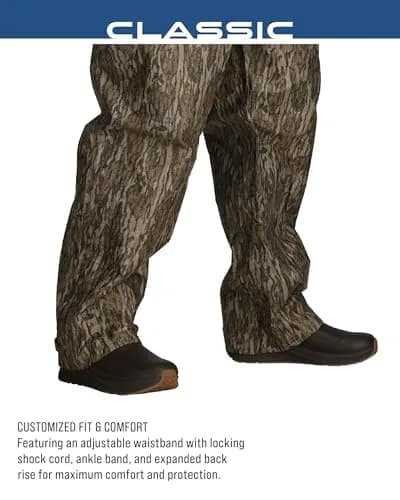FROGG TOGGS Men's Classic Pro Action Waterproof Breathable Rain Pant, XX-Large | Mossy Oak Bottomland, 44-inch waist thumbnail 6