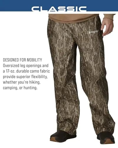 FROGG TOGGS Men's Classic Pro Action Waterproof Breathable Rain Pant | Adjustable Elastic Waist, 8,000MM Waterproof, 3,000 MVTR, Windproof, Over Boots Fit thumbnail 7