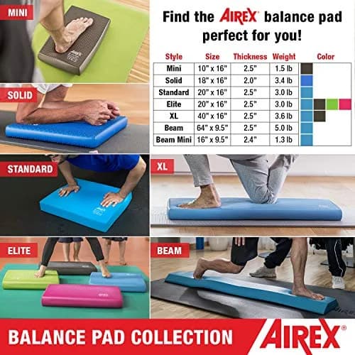 Airex Balance Pad Solid 16" x 18" x 2" | Stable, Non-Slip Foam for Rehab & Fitness thumbnail 6
