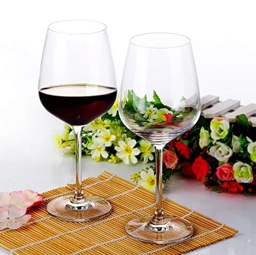 Amlong Crystal All-Purpose Wine Glasses 17oz | Lead-Free, Dishwasher Safe, Set of 4 thumbnail 4