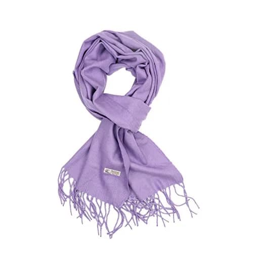 TZ Promise Unisex Winter Scarf Solid Color Cashmere Feel Long Warm | Versatile & Light for Cold & Cool Weather thumbnail 1