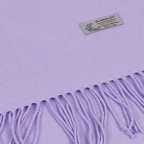 TZ Promise Unisex Winter Scarf Solid Color Cashmere Feel Long Warm | Versatile & Light for Cold & Cool Weather thumbnail 2