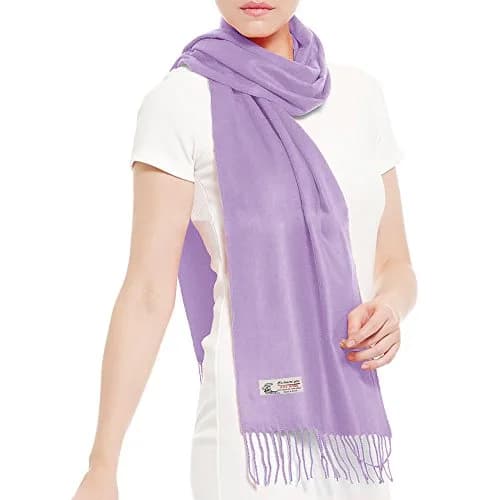 TZ Promise Unisex Winter Scarf Solid Color Cashmere Feel Long Warm | Versatile & Light for Cold & Cool Weather thumbnail 3