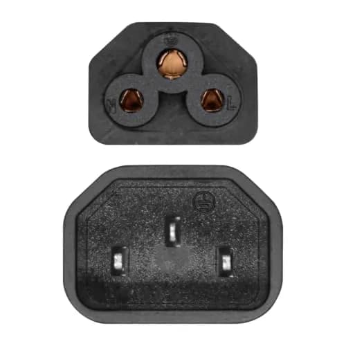 Tekit IEC C14 to C5 Power Cord 1.8m (6ft) | 3-Prong Laptop Power Cable Replacement thumbnail 5