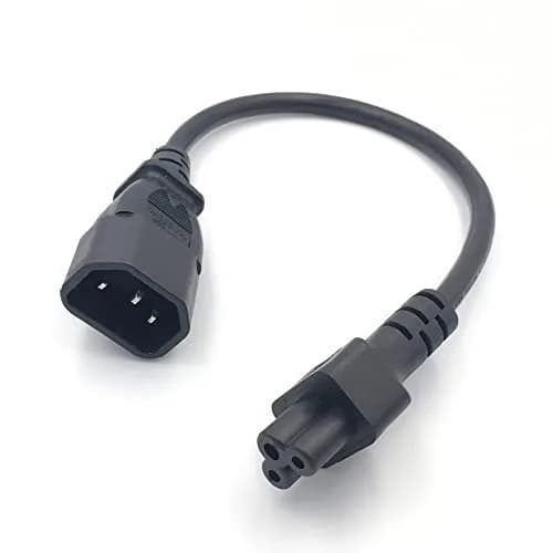 Tekit C14 to C5 Power Cord 0.3m (1ft) | IEC 320 C14 Male to C5 Female Adapter Cable thumbnail 6