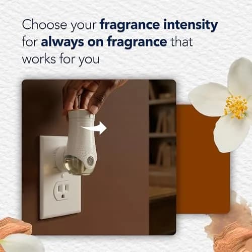 Glade PlugIns Refills Air Freshener, Cashmere Woods Scent, 3.35 Fl Oz Each (5 Count Pack) | Essential Oils for Home & Bathroom thumbnail 7