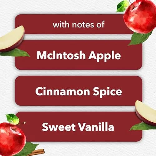 Glade Apple Cinnamon PlugIns Refills 3.35 Fl Oz (100 ml) | Continuous Fragrance for Home & Bathroom thumbnail 4