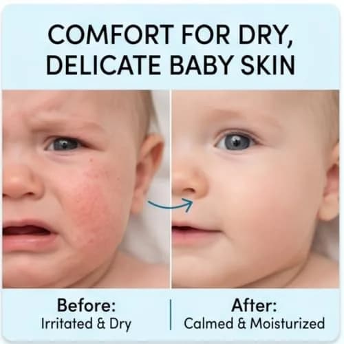 Green Goo Baby Balm, Organic Gentle Moisturizing & Soothing Baby Lotion, 4 Oz Jar | Supports Sensitive Skin & Skin Irritations thumbnail 4