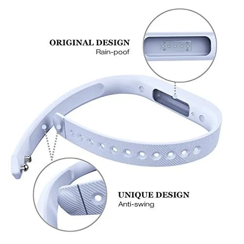Greeninsync Silicone Watch Band for Fitbit Flex 2, Small, Lavender | Secure Fit & Durable Material thumbnail 4