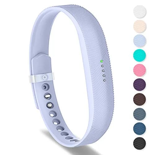 Greeninsync Silicone Watch Band for Fitbit Flex 2, Small, Lavender | Secure Fit & Durable Material thumbnail 1
