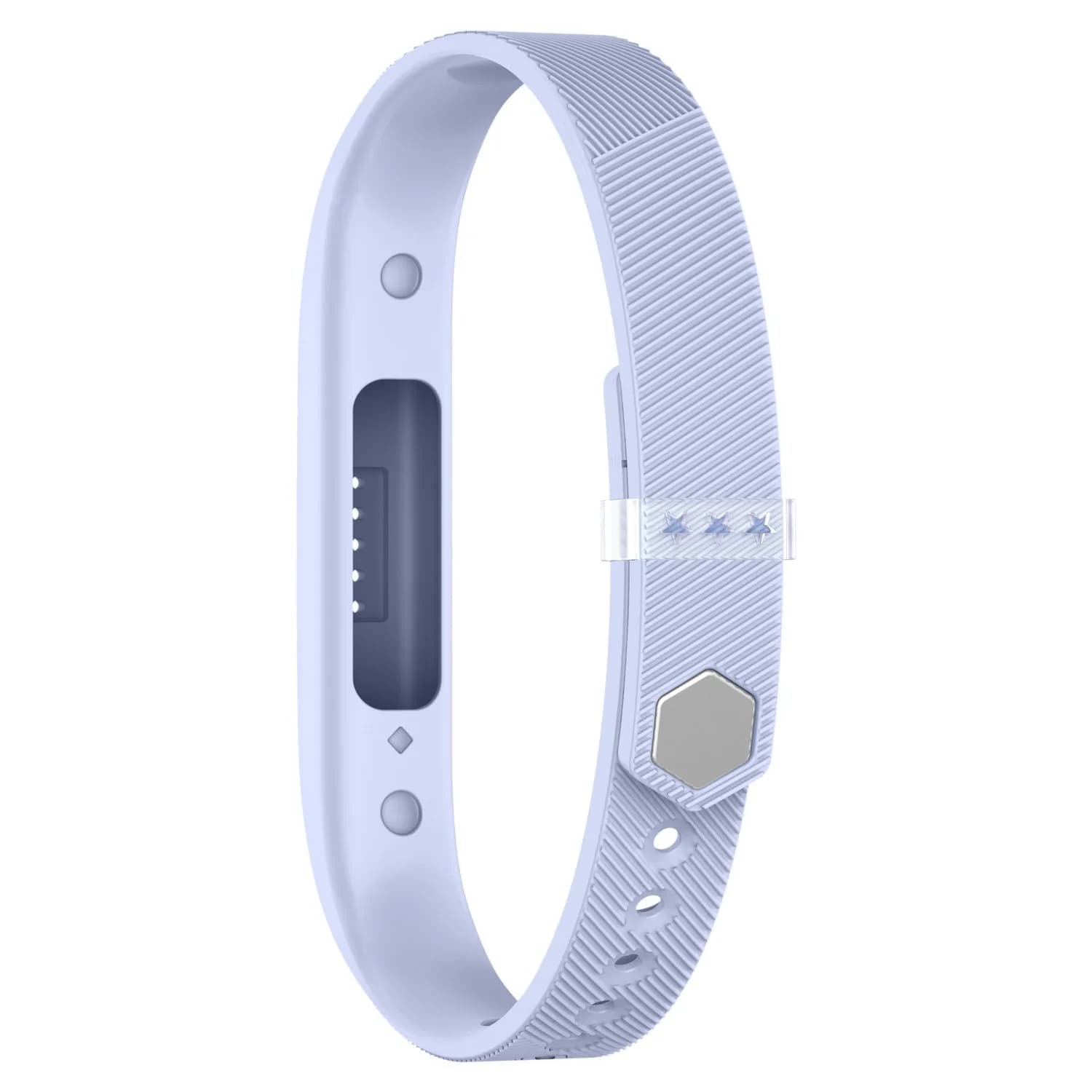 Greeninsync Silicone Watch Band for Fitbit Flex 2, Small, Lavender | Secure Fit & Durable Material - view 2