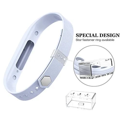 Greeninsync Silicone Watch Band for Fitbit Flex 2, Small, Lavender | Secure Fit & Durable Material thumbnail 3