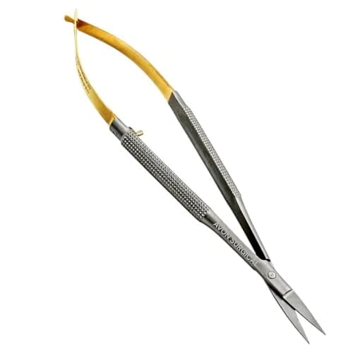 Cynamed German Stainless Set of 5 Micro Surgical Scissors & Needle Holders | 6 Inch Precision Instruments thumbnail 3