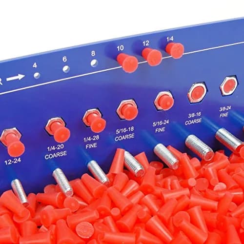 High Temp Masking Supply .187" x .343" (3/16 x 11/32) Silicone Rubber Plugs | Tapered Heat-Resistant, Reusable, 1000 Pack thumbnail 2
