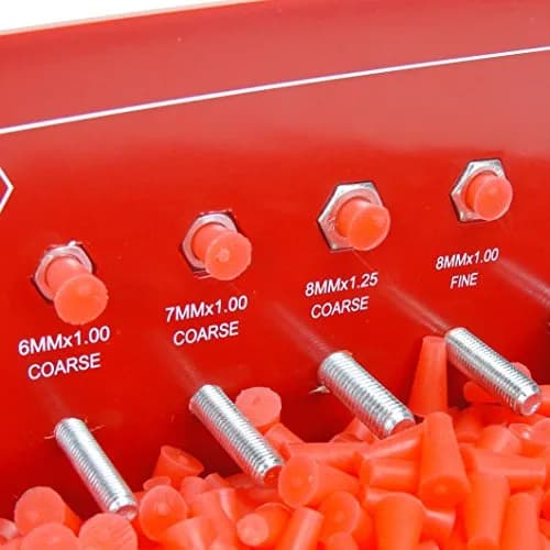 High Temp Masking Supply .187" x .343" (3/16 x 11/32) Silicone Rubber Plugs | Tapered Heat-Resistant, Reusable, 1000 Pack thumbnail 3