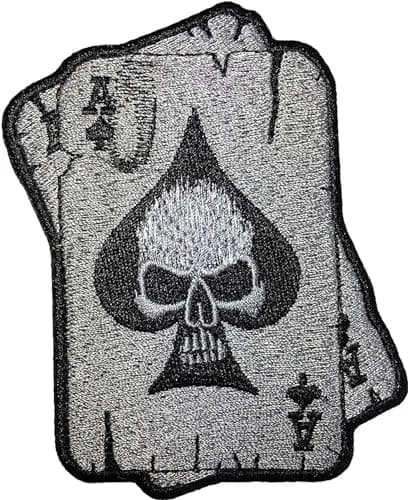 HHO CARTOON PATCH Diamond Card Ace Logo Lucky Embroidered DIY Patch 17cm x 25cm | Sew Iron Kids Craft Patch for Bags Jackets Jeans thumbnail 1