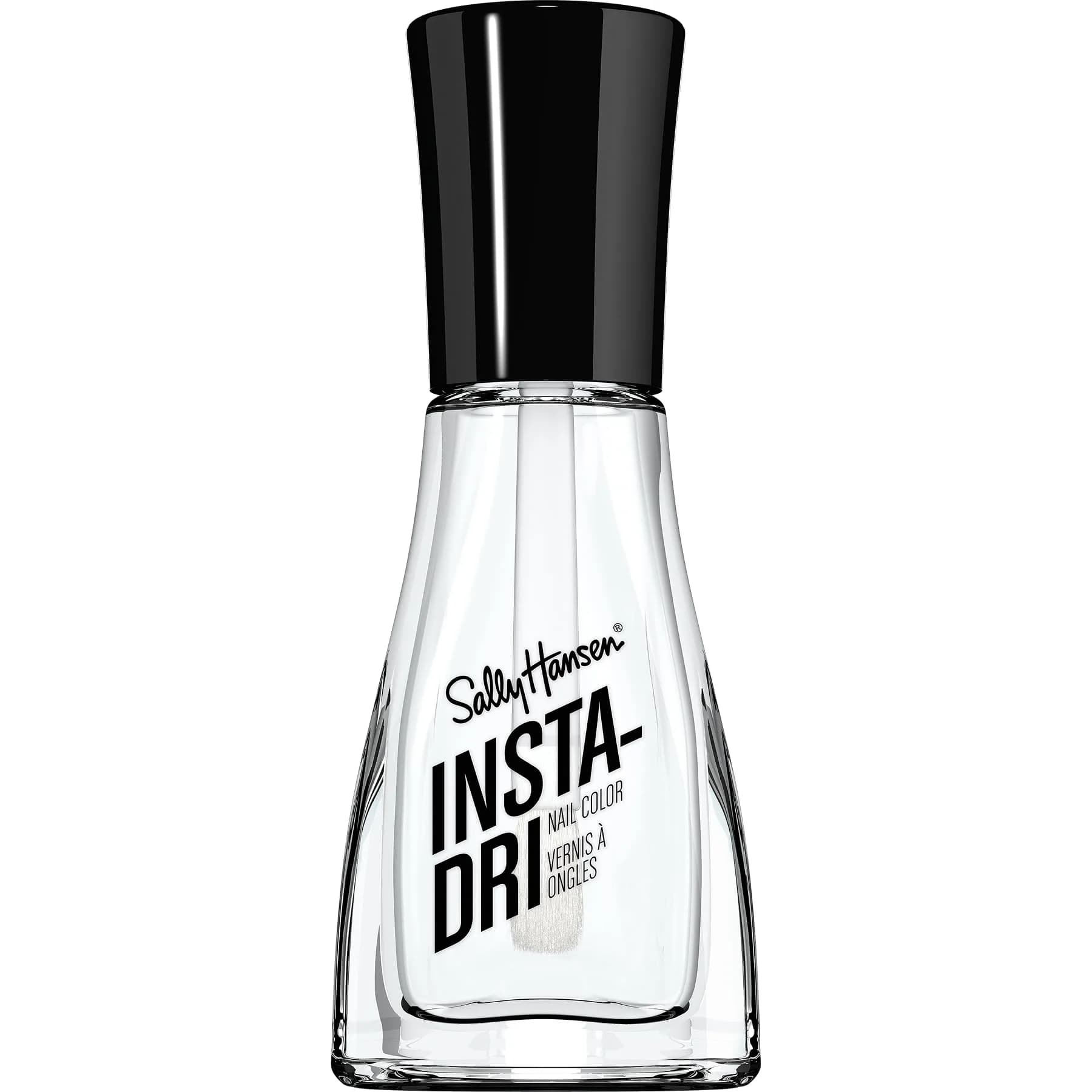 Sally Hansen Insta-Dri Nail Polish White On Time, 9ml (0.31 Fl Oz) | Quick Dry, Long Lasting, Shiny Finish — 103 Clearly Quick / 0.31 Fl Oz thumbnail 1