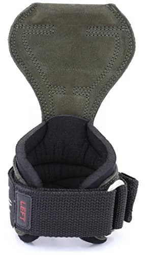 Cobra Grips FIT Green Leather Weight Lifting Gloves with Wrist Wraps - 4.25-7.0" Wrist - view 3