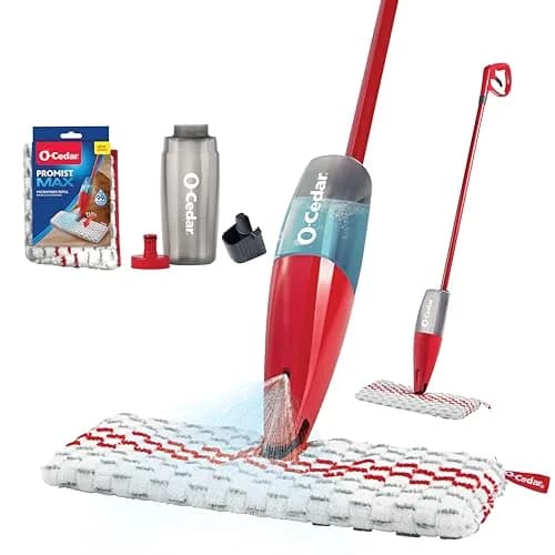 O-Cedar ProMist MAX Microfiber Spray Mop with 1 Extra Refill | Removes 99% of Bacteria with Water thumbnail 1