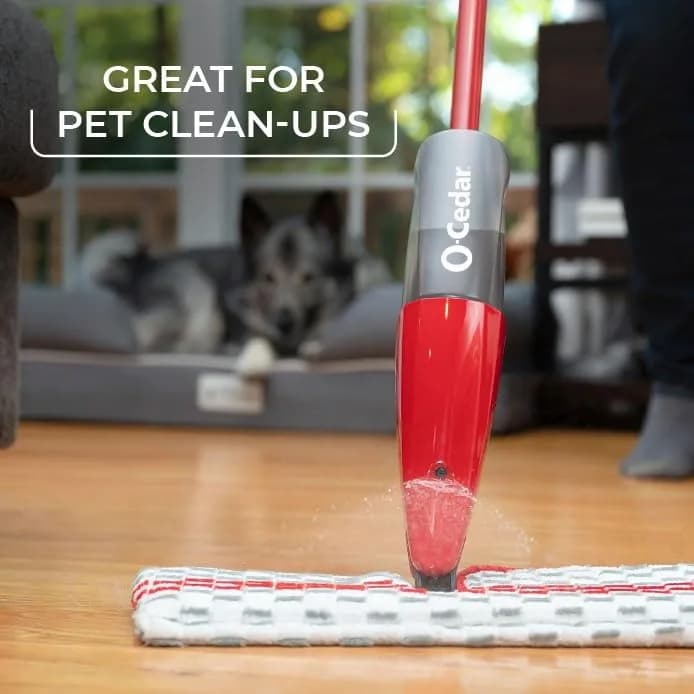 O-Cedar ProMist MAX Microfiber Spray Mop with 1 Extra Refill | Removes 99% of Bacteria with Water thumbnail 13