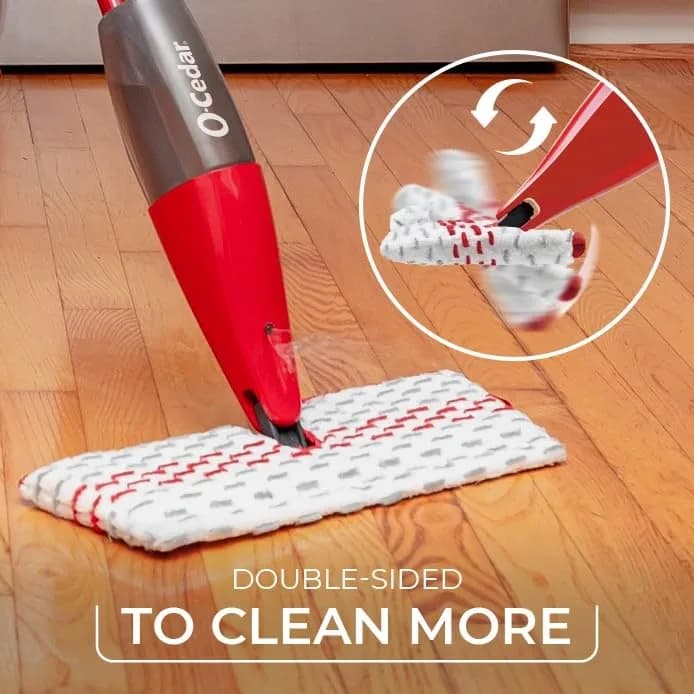 O-Cedar ProMist MAX Microfiber Spray Mop with 1 Extra Refill | Removes 99% of Bacteria with Water thumbnail 4