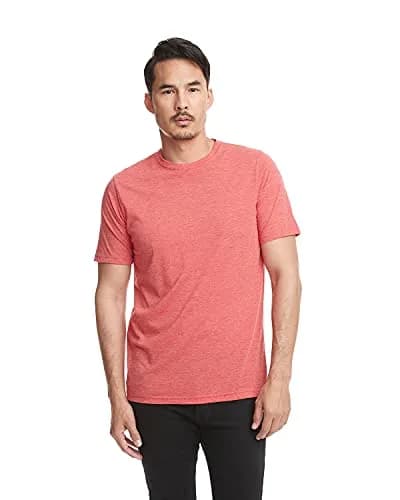 Next Level Apparel Unisex Poly/Cotton Crew XS Red | Classic Short Sleeve T-Shirt thumbnail 1