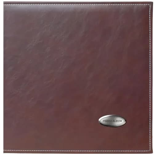 Zoview Coffee Leather Self-Adhesive Photo Album 33 cm (13 in) | Holds 4x6, 5x7, 8x10 Photos thumbnail 8