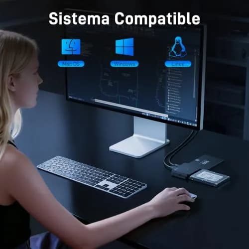 FIDECO SATA/IDE to USB 3.0 Adapter for 2.5/3.5 Inch HDD & DVD/CD Drive | Universal Compatibility thumbnail 6