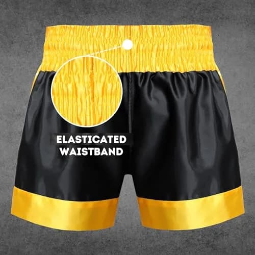Farabi Sports Muay Thai Shorts Men Women Cage Fighting MMA Kickboxing X-Small | Lightweight, Durable & Comfortable thumbnail 4