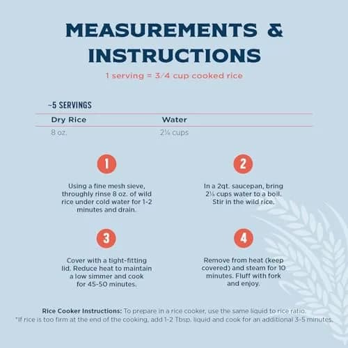 Lundberg Wild Rice 6-Pack, California Cultivated Black Rice, 8 Oz Ea | Regenerative Organic Certified Whole Grain thumbnail 6