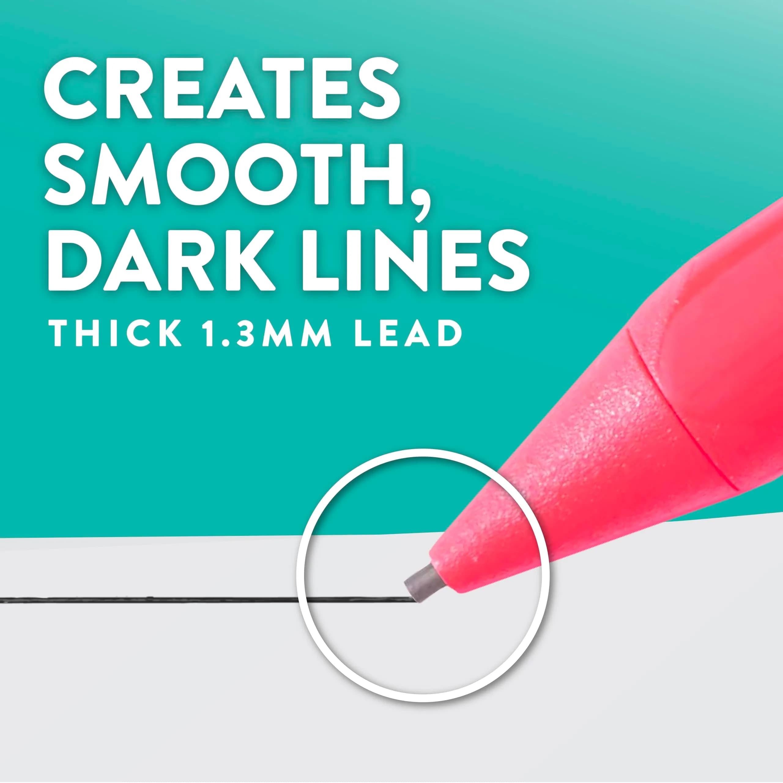 Paper Mate Handwriting Triangular Mechanical Pencils 1.3mm (5 Count) | Smooth Ink Flow for Students - view 6