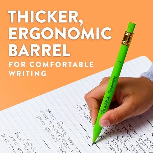 Paper Mate Handwriting Triangular Mechanical Pencils 1.3mm (5 Count) | Smooth Ink Flow for Students thumbnail 8