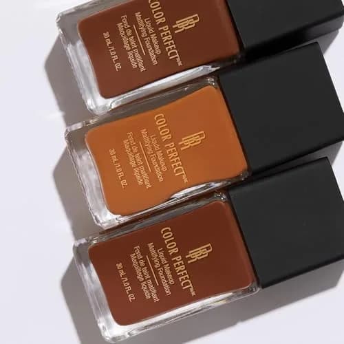 Black Radiance Color Perfect Liquid Make-Up Bisque 1 Fl Oz (29.57 ml) | Full Coverage Foundation for Deeper Skin Tones thumbnail 5
