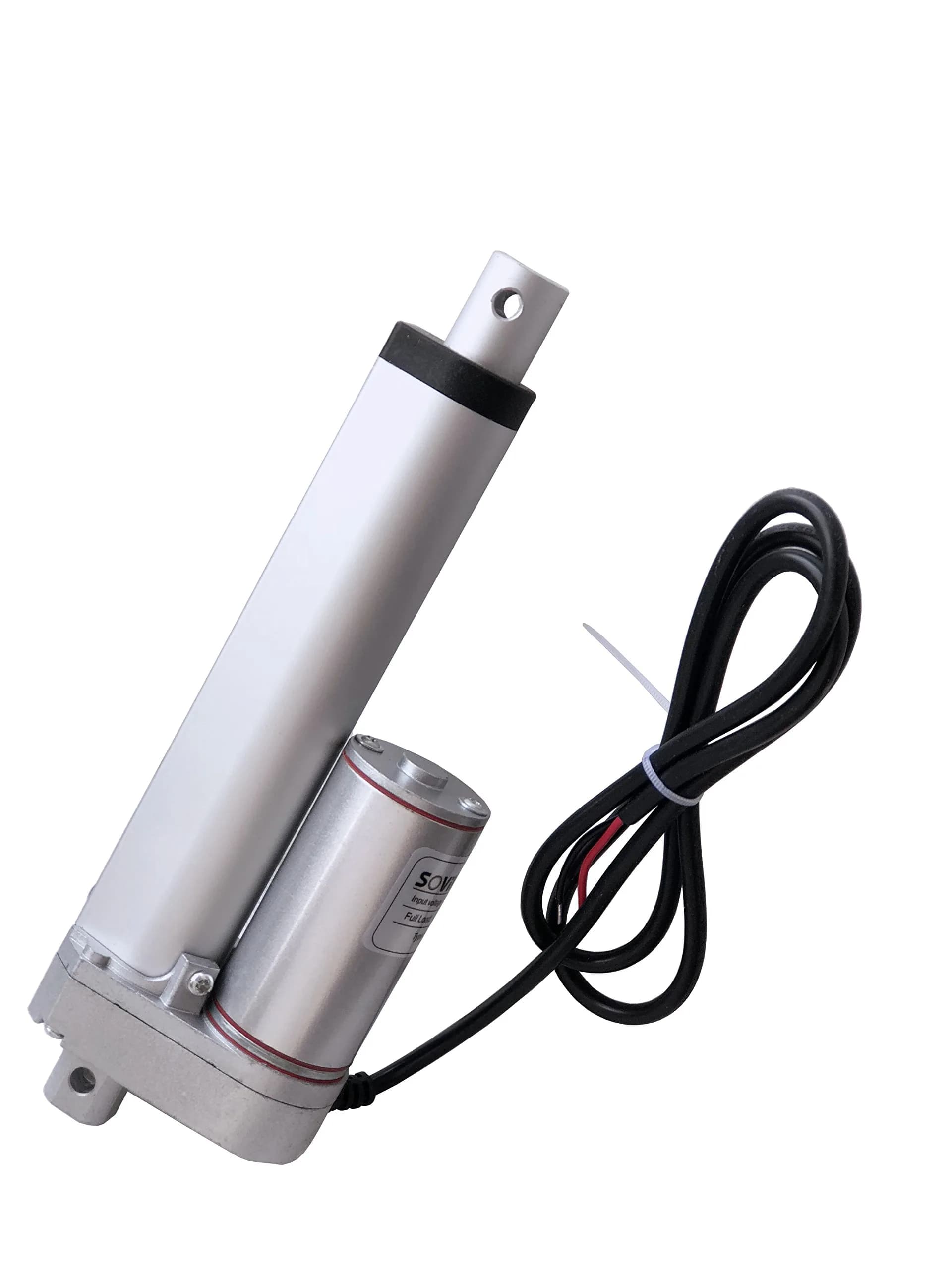 SOViK 12V DC 4 inch Stroke Linear Actuator Heavy Duty 750N 165lbs | IP54 Aluminum Alloy — 4"