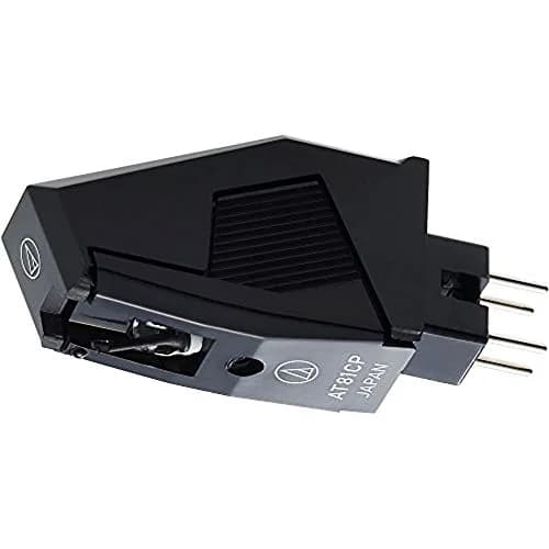 Audio-Technica AT81CP Replacement Phonograph Cartridge with Conical Stylus for P Mount Turntables | Conical Stylus, 0.6 mil, Black thumbnail 1