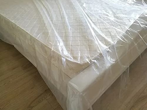 ComfortHome Mattress Bag for Moving and Storage, Twin/Full Size, 2-Pack (Clear) thumbnail 6