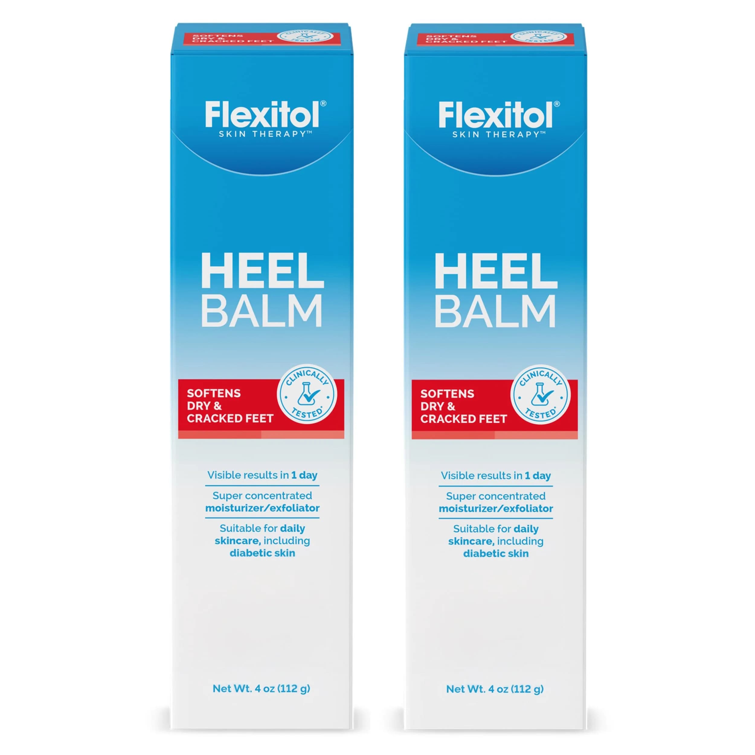 Flexitol Heel Balm Twin Pack 202ml (8 oz) | Clinically Tested for Dry Cracked Heels - main product image