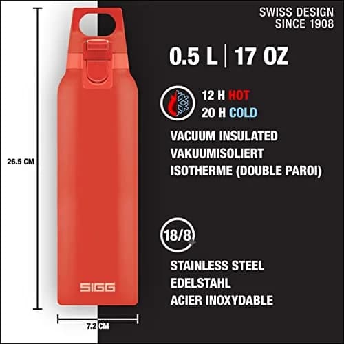 Sigg Thermo Flask Hot & Cold ONE - Insulated Water Bottle 500ml | Leakproof, BPA-Free Stainless Steel thumbnail 2