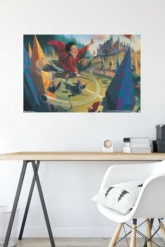 Trends International Harry Potter-Quidditch Premium Wall Poster 22.375" x 34" | High-Resolution Wall Art thumbnail 4