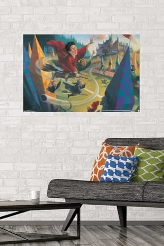 Trends International Harry Potter-Quidditch Premium Wall Poster 22.375" x 34" | High-Resolution Wall Art thumbnail 2