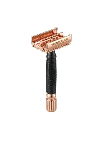 Vikings Blade Double Edge Safety Razor for Men + 5 Swedish Steel Blades + Luxury Case | Eco-Friendly & Reusable (Odin "Odin") thumbnail 7
