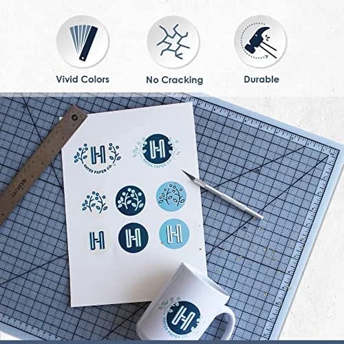 Hayes Waterslide Decal Paper for Inkjet Printers 20 Clear A4 Sheets | Quick Dry, Strong Adhesion, Easy Application thumbnail 5