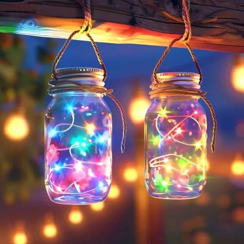 Minetom Multicolor Fairy String Lights 100 LEDs 10.1m (33 Ft) | Waterproof Copper Wire for Bedroom & Party Decor thumbnail 5